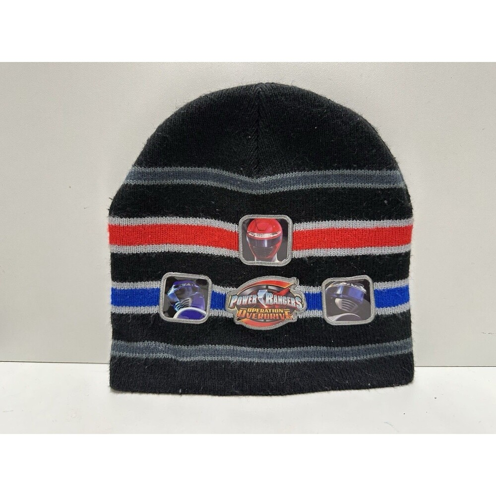 Power Rangers Operation Overdrive vintage 90's boys beanie hat youth one size